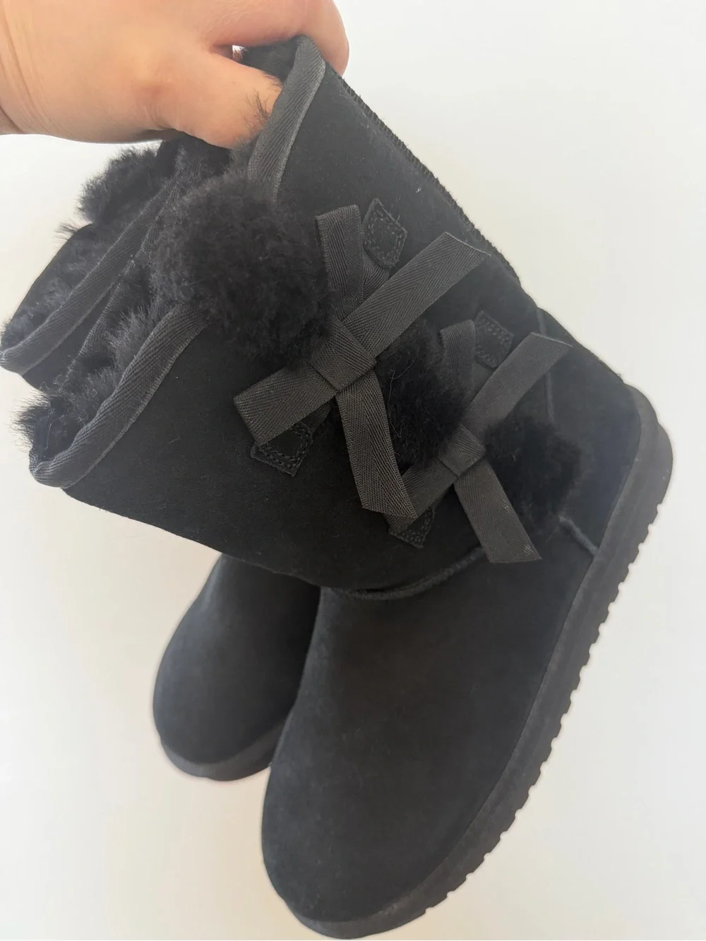 Koolaburra Black Bow Winter Boots - Women